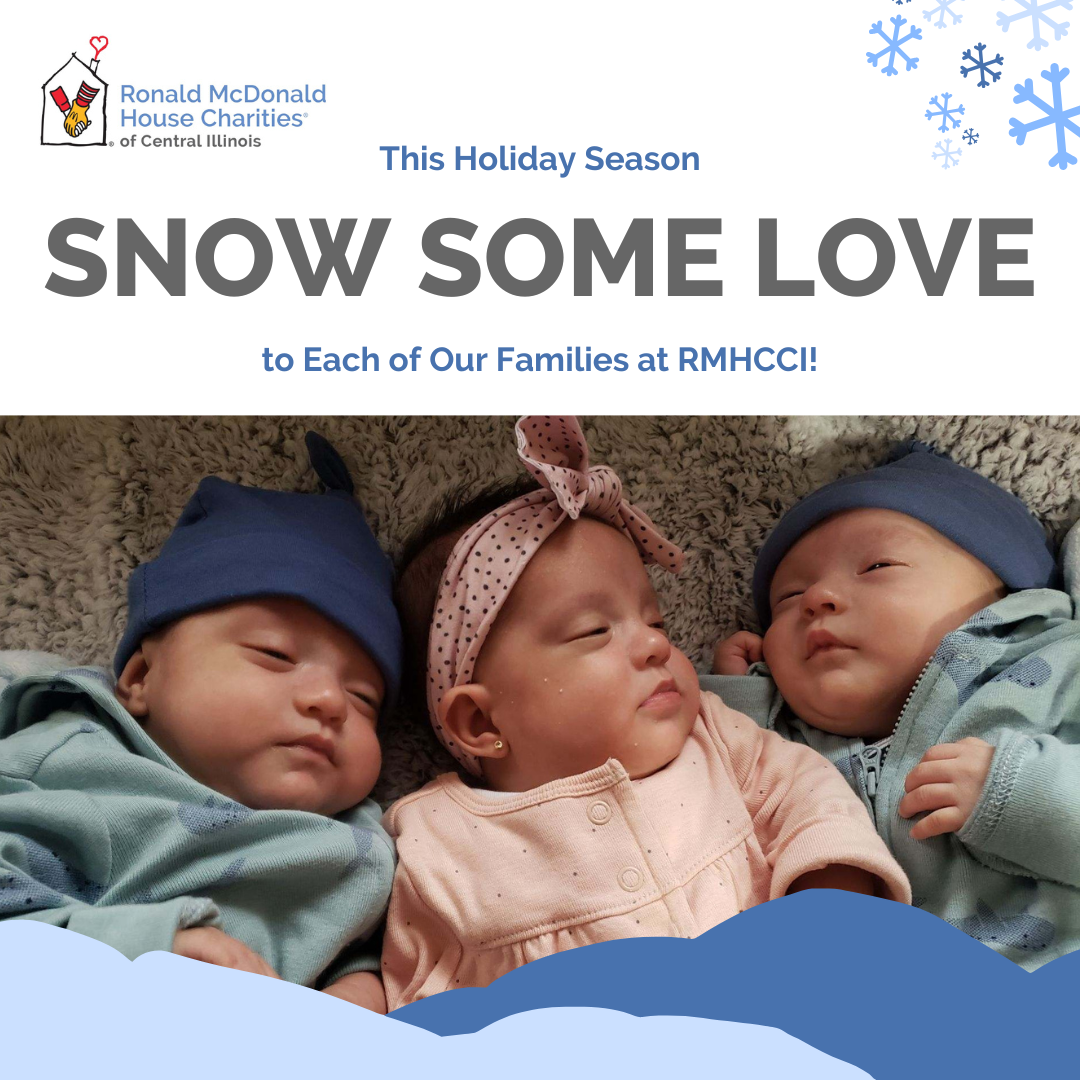 Snow Some Love: Help Create a Record-Breaking Snowfall of Hope for RMHCCI Families!