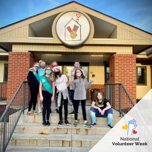 Thank you to the Girl Scouts Troop #6283 for donating and dropping off donuts and milk to our families and staff!