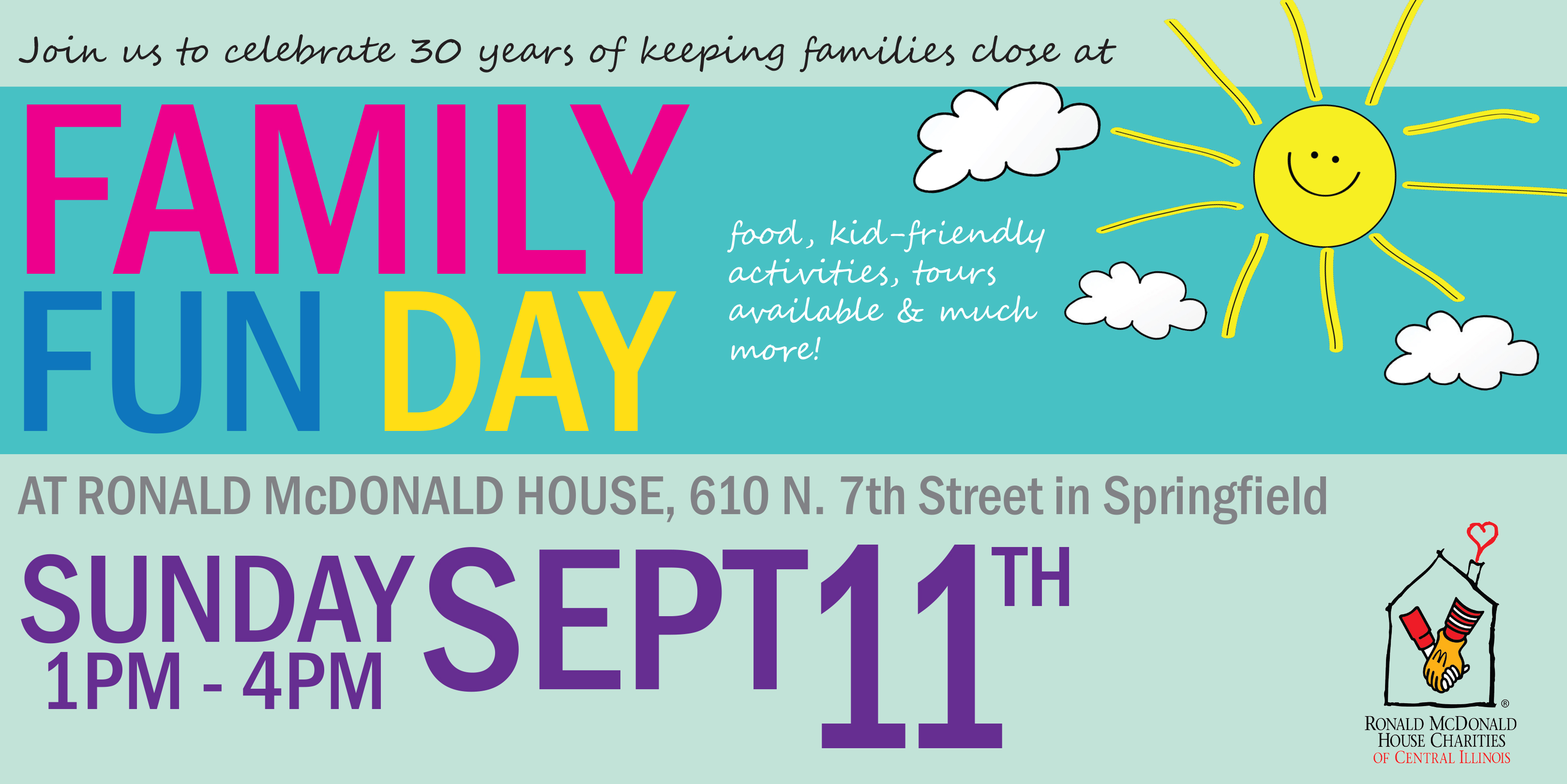 Join Us For Family Fun Day Ronald Mcdonald House Charities Of Central Illinois