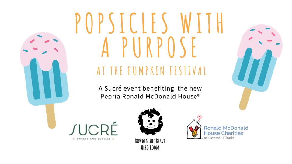 Popsicles with a Purpose at Sucré at the Morton Pumpkin Festival from September 11-14, 2019